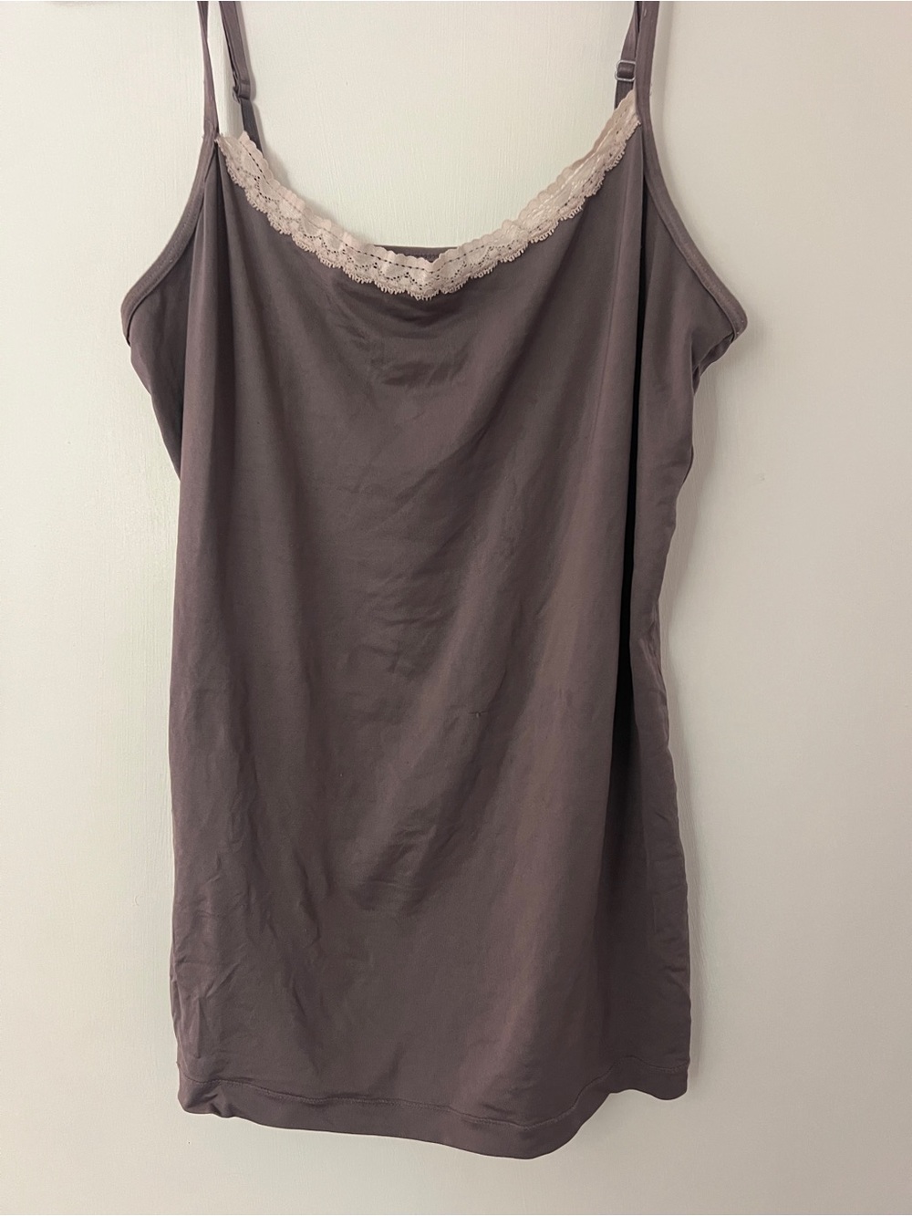 Y2K Lace-Trim Camisole with Adjustable Straps